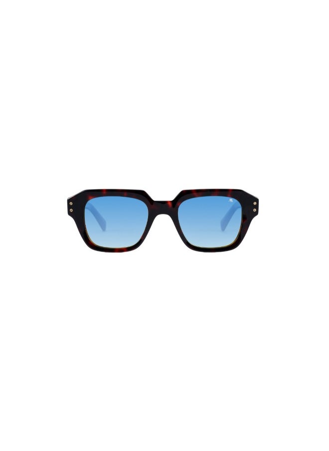 Kemet Eyewear Square Full Rim Unisex Renzo Blue blue Lens  - Image 1