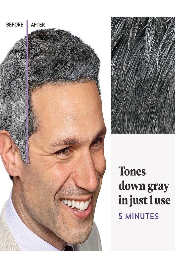 Touch of Gray, Hair Coloring with Comb Applicator,  Black