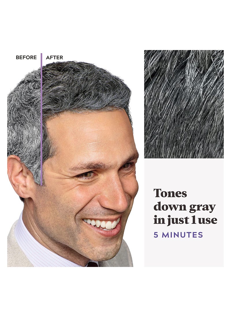 Just For Men - Touch of Gray, Hair Coloring with Comb Applicator,  Black - Image 1