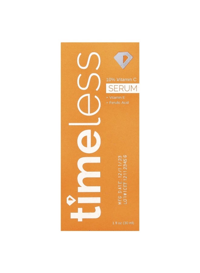 Timeless Skin Care عناية بالبشرة الخالدة، سيروم فيتامين C بنسبة 10%، 1 أونصة سائلة (30 مل) - Image 2