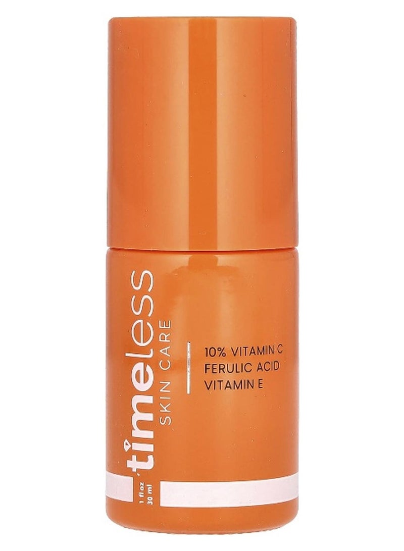 Timeless Skin Care عناية بالبشرة الخالدة، سيروم فيتامين C بنسبة 10%، 1 أونصة سائلة (30 مل) - Image 1