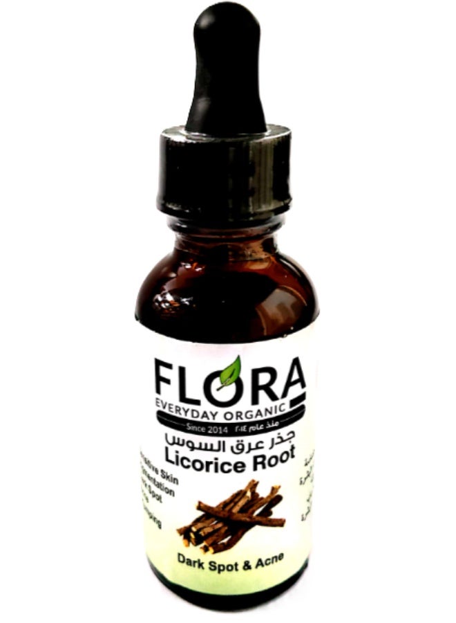 Flora Licorice Root Serum 30ml – Dark Spot Corrector & Acne Control Face Serum - Image 1
