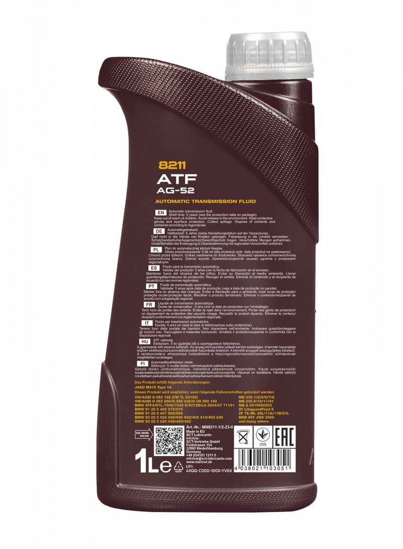 MANNOL Automatic Transmission Fluid AG52 1L - Image 2