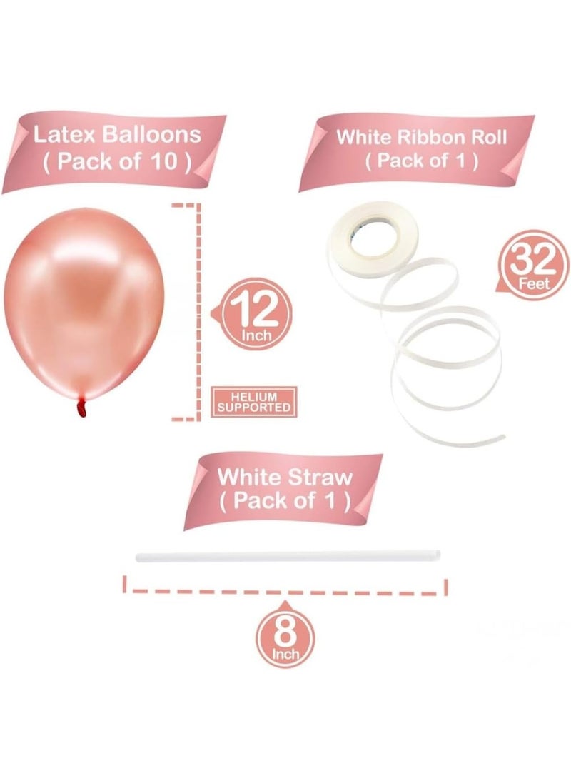 Big Rose Gold "Bride To Be" Balloons, 16 Inch – Bachelorette Party Decorations | Rose Gold Bride Balloons for Bridal Shower Decorations | Rose Gold "Bride To Be" Balloon for Wedding, Bachelorette Ball - Image 3