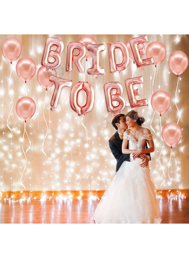 Big Rose Gold "Bride To Be" Balloons, 16 Inch – Bachelorette Party Decorations | Rose Gold Bride Balloons for Bridal Shower Decorations | Rose Gold "Bride To Be" Balloon for Wedding, Bachelorette Ball - Image 2