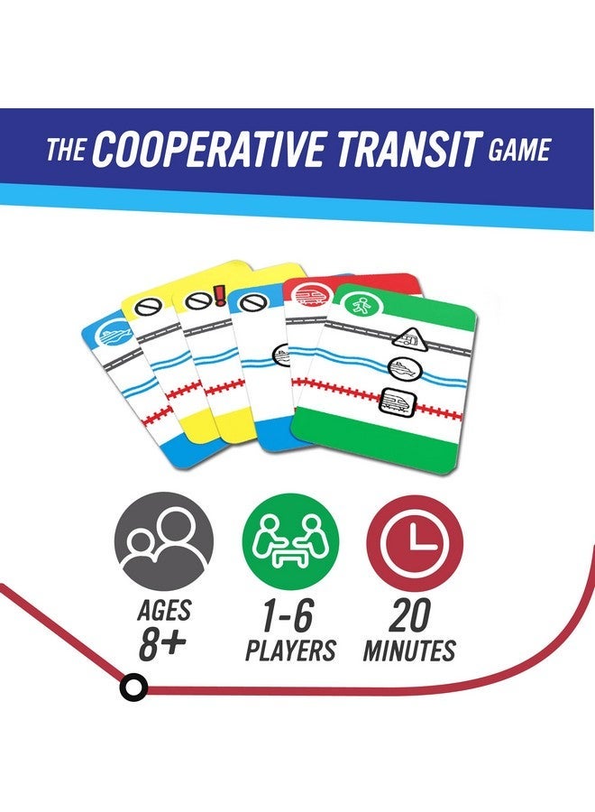 كالايوب Calliope Games Mass Transit - لعبة عائلية تعاونية - متعة سريعة الخطى للأطفال والكبار - 1-6 لاعبين - من The Makers of Tsuro و Roll for It! - Image 2