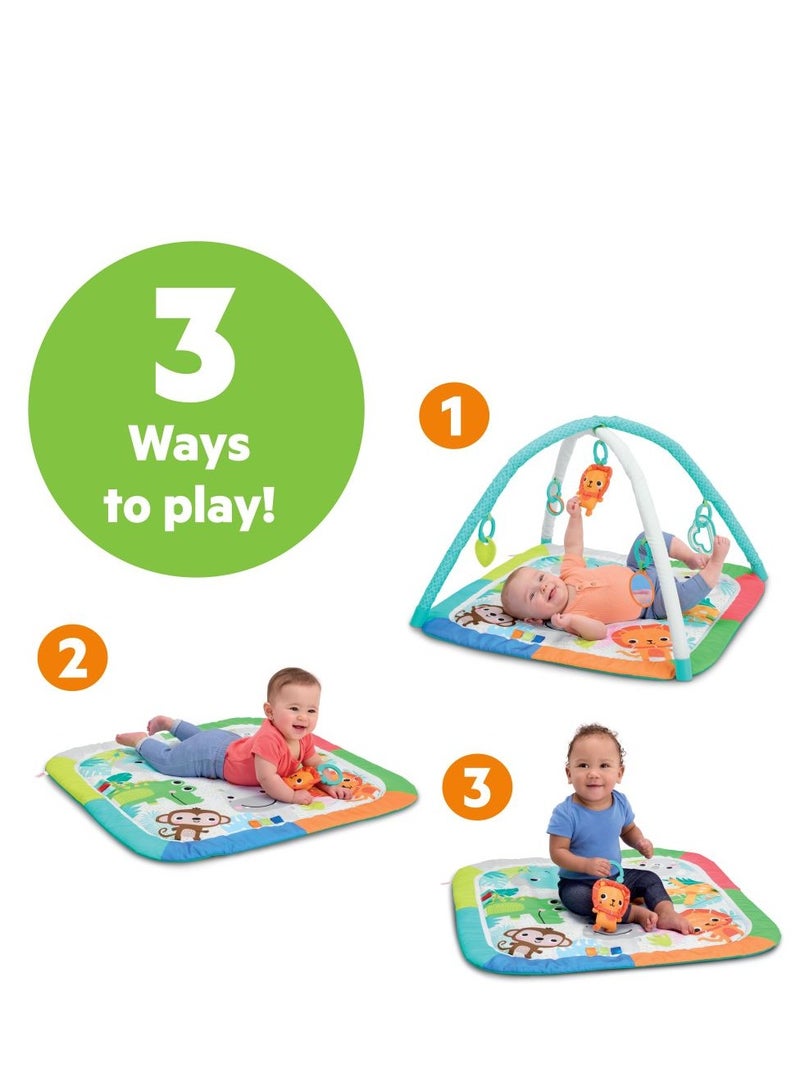 Bright Starts Wild Wiggles Jungle Jubilee Fold Away Activity Gym – For Ages 0–36 Months - Image 3