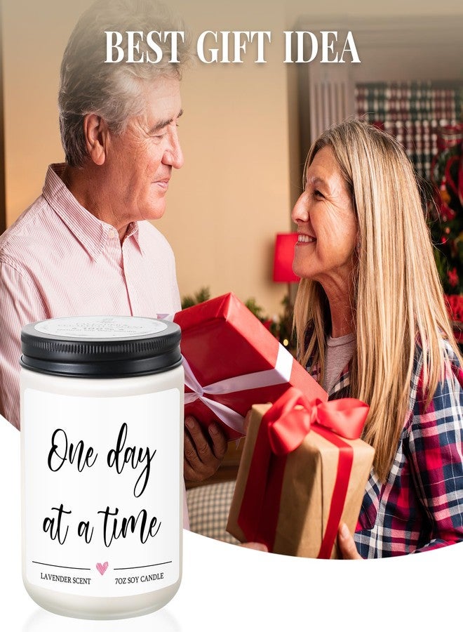 Nuowagify Get Well Gifts for Women, Thinking of You Gifts, Inspirational Gift for Women Men, One Day at A Time Encouragement Candle Anxiety Relief Items, Breast Cancer Care, Sobriety Gift - Image 2