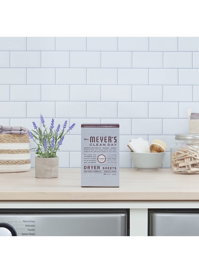 Mrs. Meyer's Clean Day - Mrs. Meyer's Clean Day Dryer Sheets, Lavender, 80 ct - Image 1