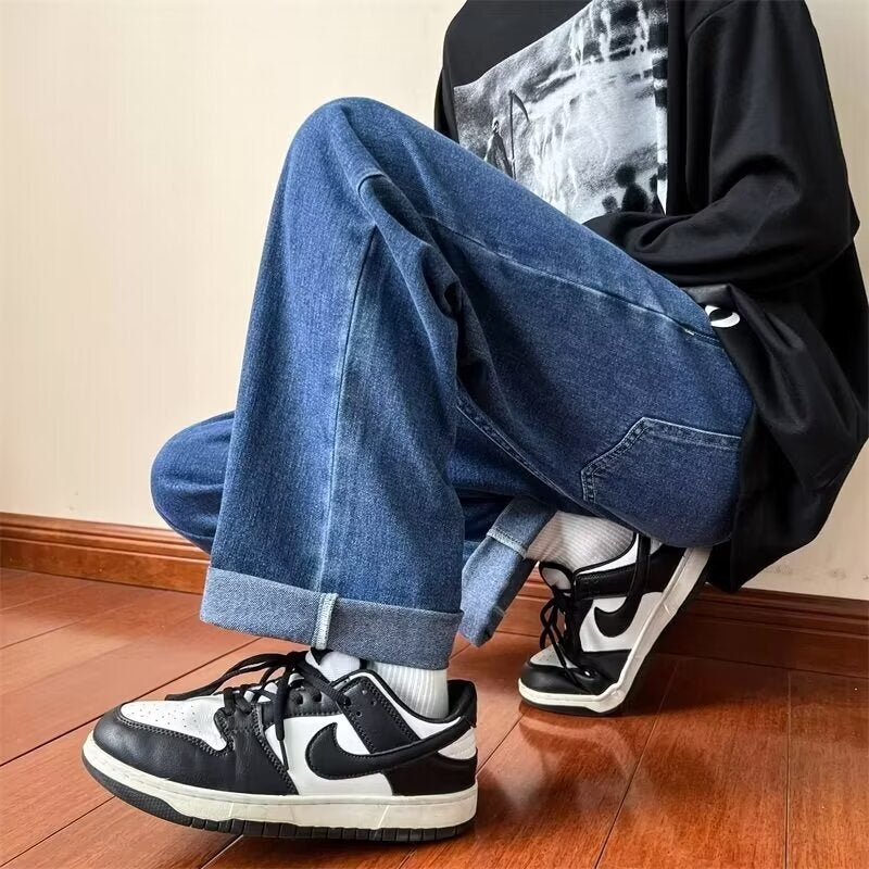 Unisex Casual Daily Denim Jeans - Image 1