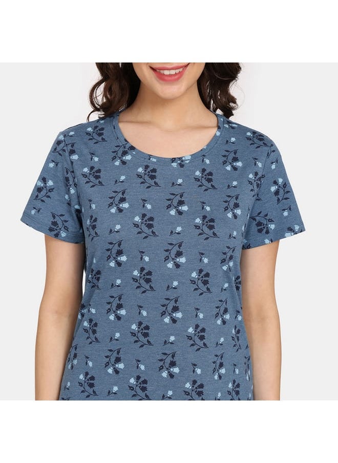 zivame Set of 2 - Zivame Printed T-shirt with Short Sleeves  - Image 3
