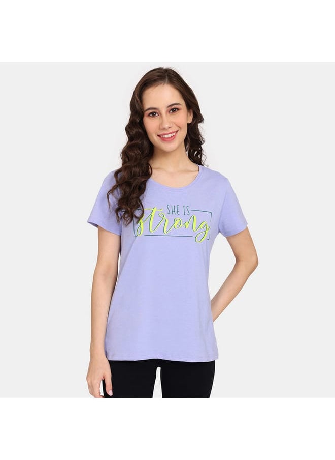 zivame Set of 2 - Zivame Printed T-shirt with Short Sleeves  - Image 4