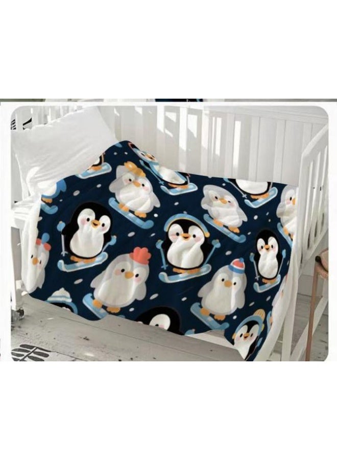 general Children's or student cartoon flannel thin blanket (warm and comfortable, suitable for sleep, games) 100cm*150cm - 247 - Image 3