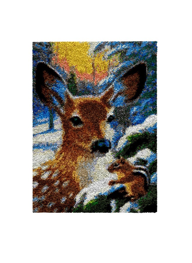 Latch Hook Rug Kit,Crochet Cat Sofa,Crochet Pattern,Crochet Rug Pattern,Tapestry Cushion Kit Diy Kit - Image 1