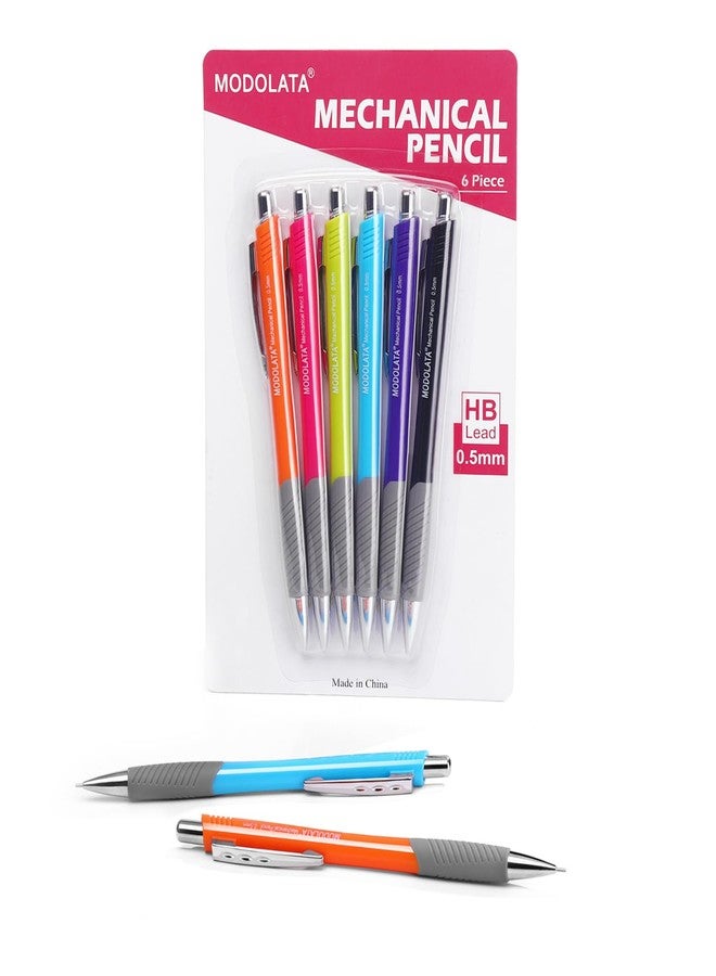 MODOLATA 0.5MM Mechanical Pencil Set, Lead Pencils 0.5mm for Student and Artist Drawing, Sketching, Drafting, Pack of 6 Pieces - Image 2