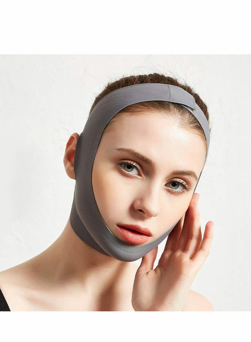 Excefore Healifty Face Lifting Belt, Double Chin Reducer Chin Up Patch V Line Mask V Face Bandage for Woman Girl Face Shaper Slimming, Facial Lifting and Slimming Strap Pain- Free Anti-Wrinkle Band  - Image 2
