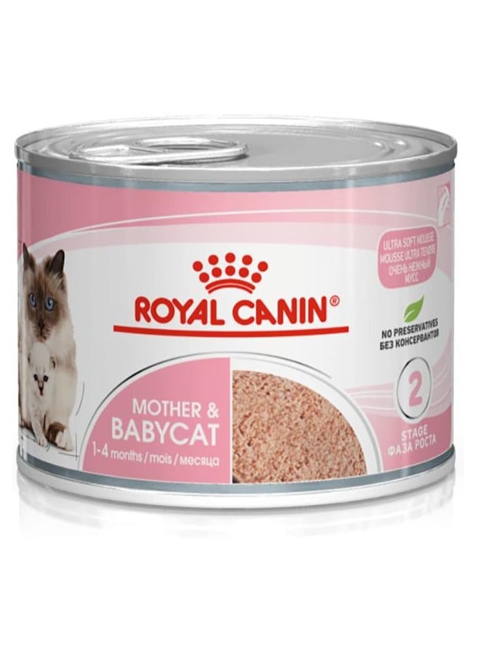 رويال كانين موس الأم والطفل من فيلين هيلث نيوتريشن (طعام رطب - علب) 12 × 195 غرام - Image 2