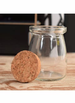 KASTWAVE Small Glass Decorative Bottles With Cork Lids - 10pc, 3.4oz Mini Mason Jar for Wedding Favors, Apothecary, DIY Arts Crafts w/Personalized Label Tags & String  - Image 4