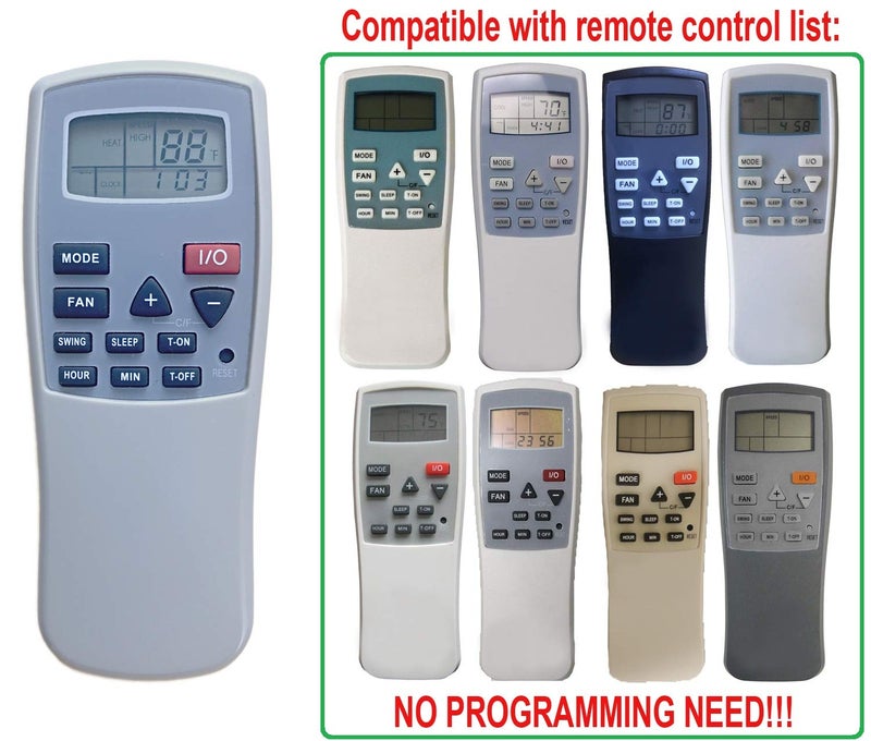 YING RAY Replacement for Soleus Air Air Conditioner Remote Control LX-100 LX-100BL LX-120 LX-120BL LX-140 LX-140BL PH5-12R-32S PH5-13R-35S PH5 Series PH5-13R-35D PH5-13R-3D PH5-13R-32D PH5-13R-35 - Image 2