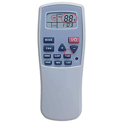 YING RAY Replacement for Soleus Air Air Conditioner Remote Control LX-100 LX-100BL LX-120 LX-120BL LX-140 LX-140BL PH5-12R-32S PH5-13R-35S PH5 Series PH5-13R-35D PH5-13R-3D PH5-13R-32D PH5-13R-35 - Image 1