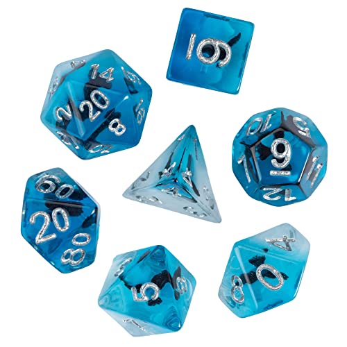 Cusdie 7Die DND Dice Polyhedral Dice Set Filled with Animal for Role Playing Game DD Dice Eagle - Image 5