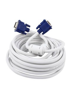 Haing VGA TO VGA WHITE CABLE 5 METER HAING  - Image 1