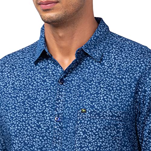 Spykar Men Printed Full Sleeve Slim Fit Shirt - Image 3