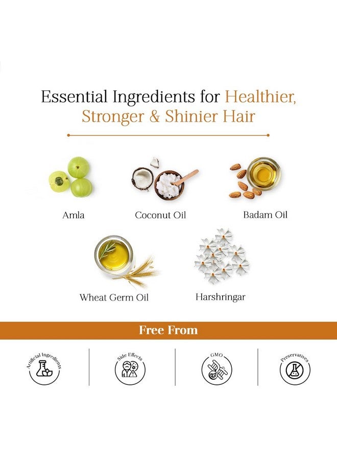 Dhariwal Ayurveda Keshmary Hair Oil 100 Ml | Ayurvedic Herbal Hair Oil | For Hair Growth & Hair Fall Control | 100% Natural Ayurvedic Formula | Anti-Grey & Nourishing | For Men & Women - Image 2