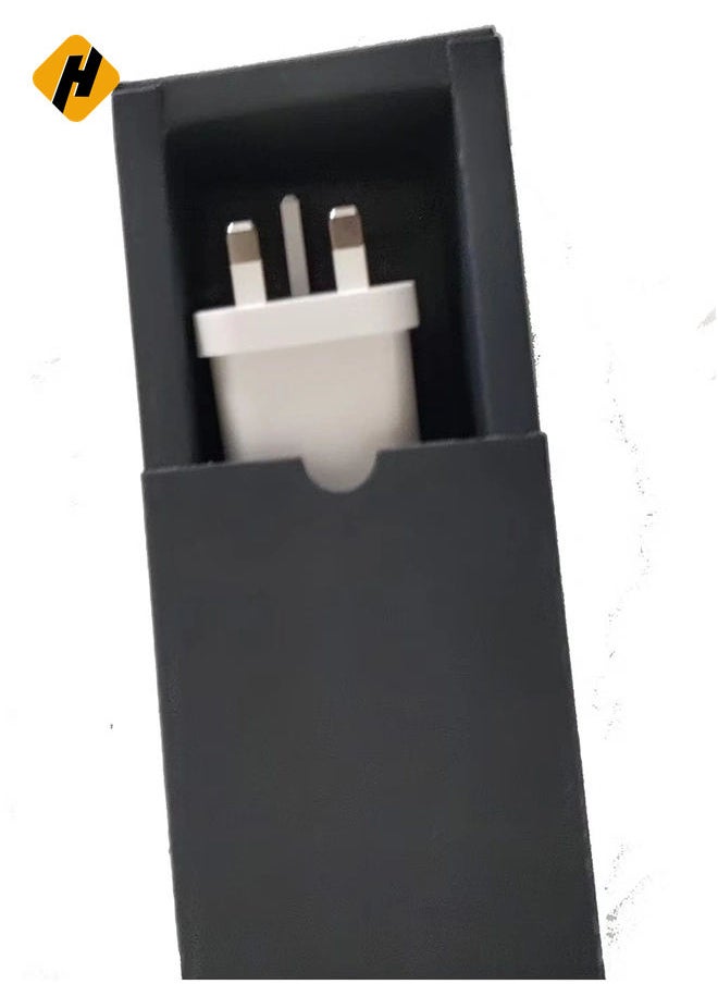 HuHa - "Dual Ports Fast Wall Charger – GaN 30W PD USB-C for iPhone, iPad Pro, MacBook Air, Samsung Laptop, S21, and More, with 18W USB Port for Additional Device – White" - Image 1