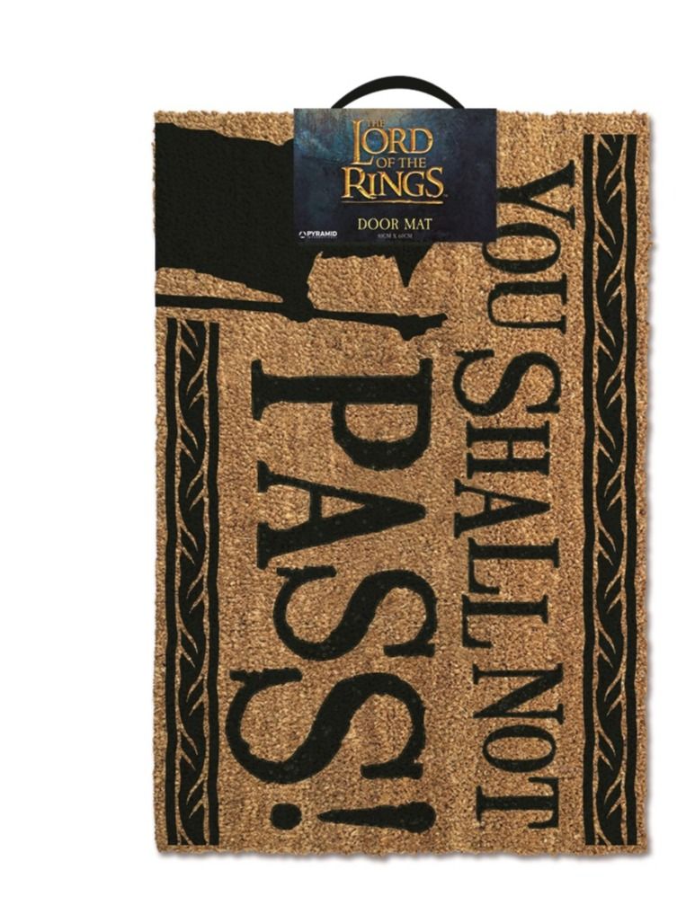 Warner Bros The of the Rings You Shall Not Pass Doormat