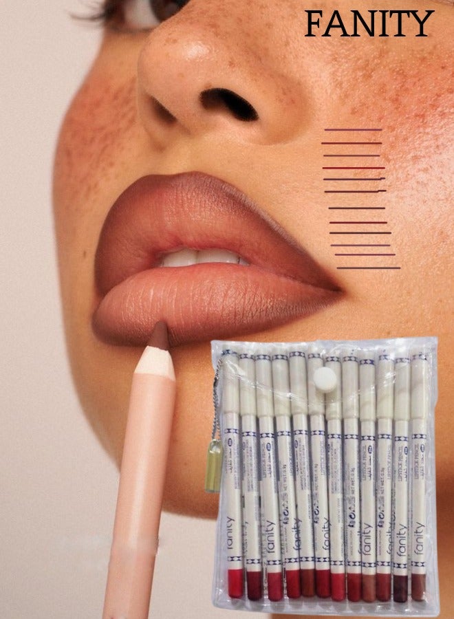 FANITY 6 Pieces Lip Liner Set Multicolour - Image 2