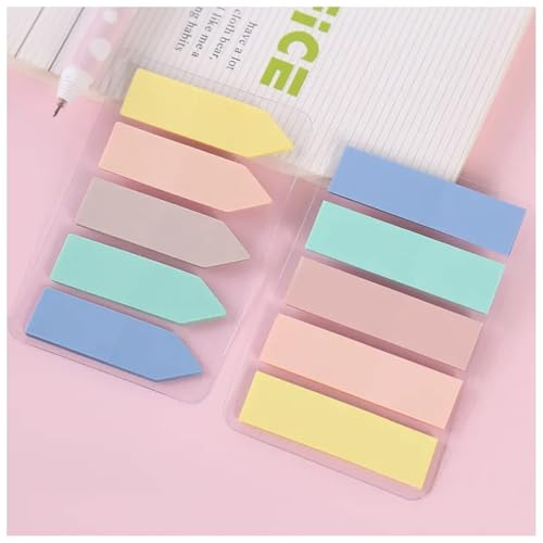 KRAFTMASTERS KRAFTMASTER®200 Pieces Pastel Color Page Markers Sticky Index Tabs Book Sticky Tabs Arrow Flag Tabs Sticky Notes Small Sticky Tabs Color Bible Tabs for... - Image 1