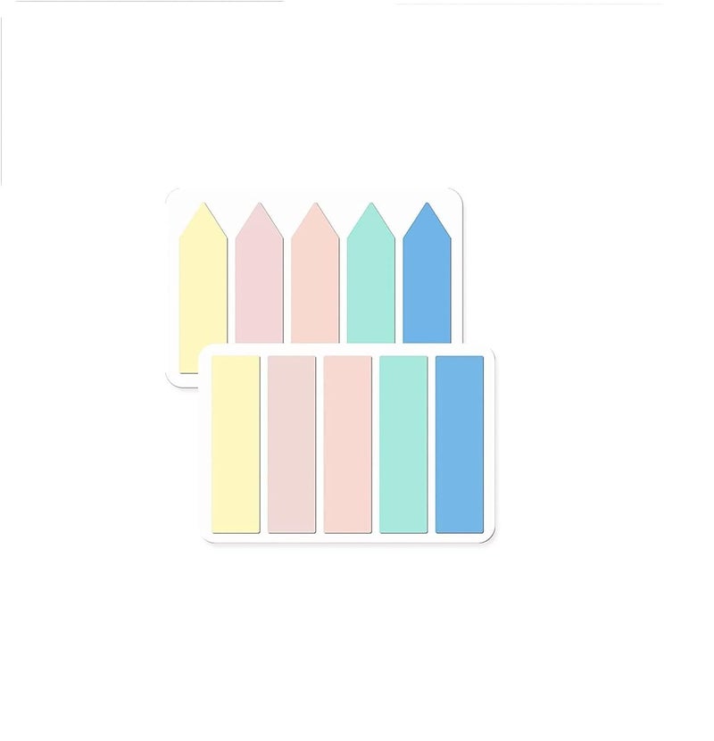 KRAFTMASTERS KRAFTMASTER®200 Pieces Pastel Color Page Markers Sticky Index Tabs Book Sticky Tabs Arrow Flag Tabs Sticky Notes Small Sticky Tabs Color Bible Tabs for... - Image 2