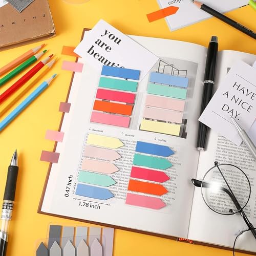 KRAFTMASTERS KRAFTMASTER®200 Pieces Pastel Color Page Markers Sticky Index Tabs Book Sticky Tabs Arrow Flag Tabs Sticky Notes Small Sticky Tabs Color Bible Tabs for... - Image 3