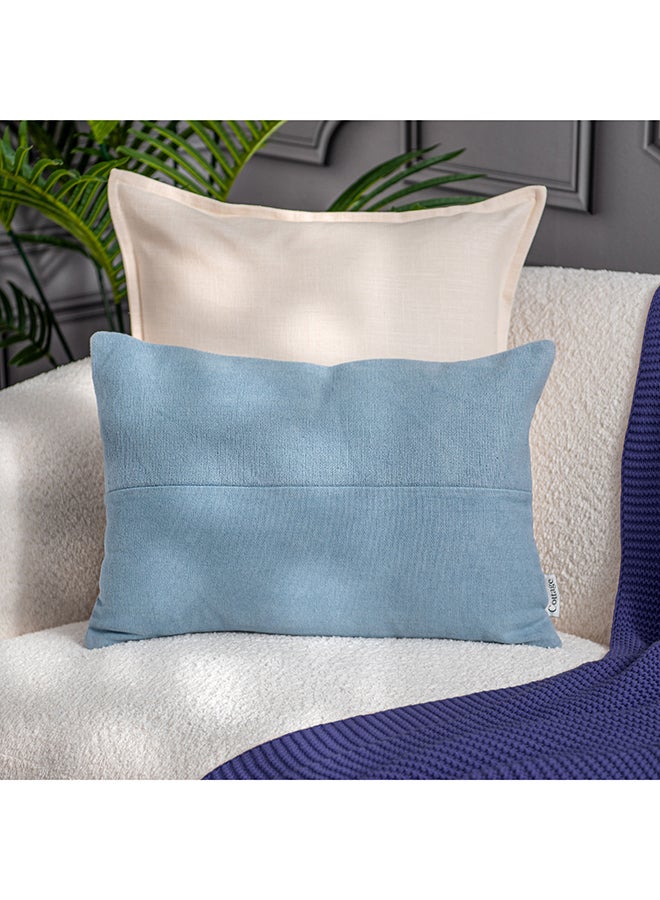 Cottage Rectangular Plain Cotton Cushion   30*50 cm - Image 1