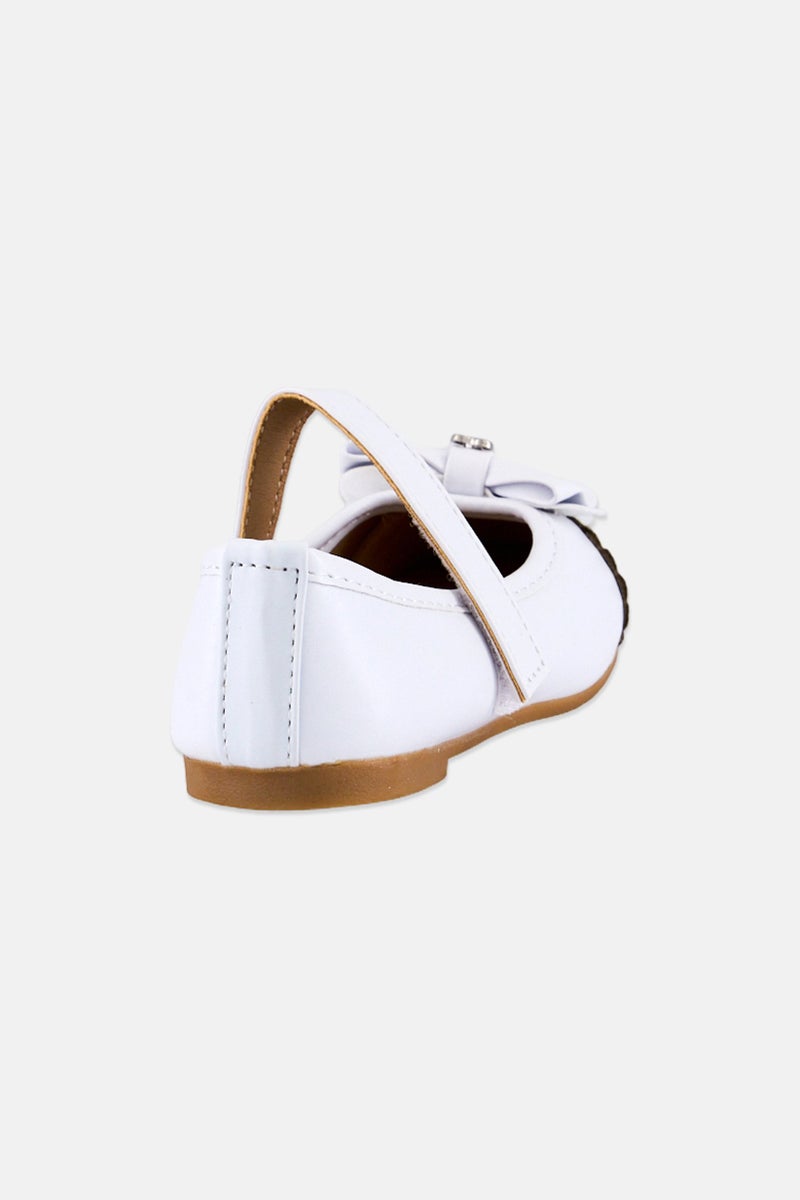 Kensie Girl Toddlers Girl Velcro Shoes, White  - Image 2