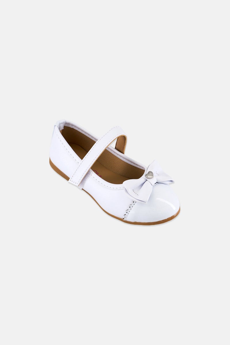 Kensie Girl Toddlers Girl Velcro Shoes, White  - Image 1