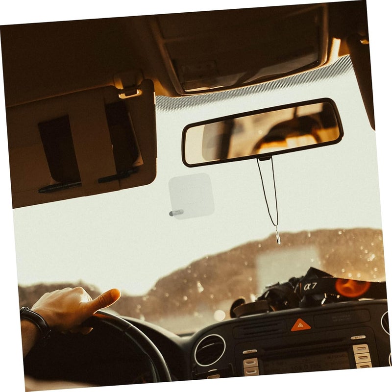 12sheets Windshield Sticker Protector Dashcam Mount Film Static Sticker Removable Fingerprint Resistant High Transparency Easy Installation - Image 4