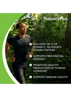 Nature's Plus Naturesplus Super Selenium Complex 200 Mcg 90 Vegetarian Tablets Essential Mineral Supplement With Vitamin E Promotes Healthy Thyroid Antioxidant Glutenfree 90 Servings  - Image 5