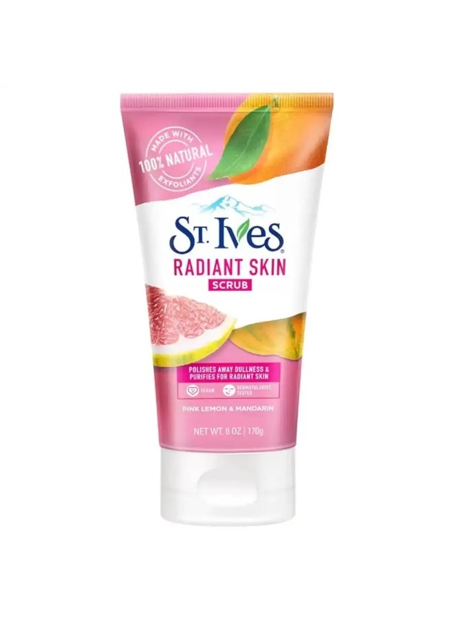 ST. Ives St.Ives Radiant Skin Pink Lemon and Mandarin Facial Scrub- 170gms - Image 1