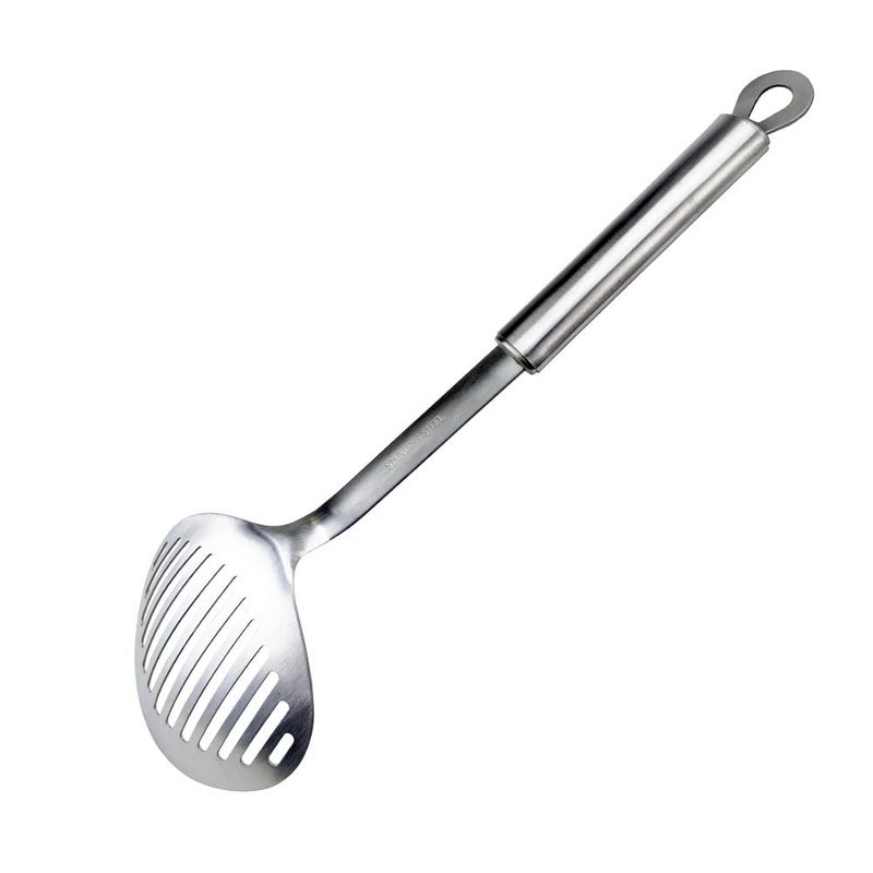 kakamono Skimmer Slotted Spoon Kitchamajigs Strainer Ladle Heavy Duty 304 Stainless Steel Metal Spatula - Skimmer Slotted Spoon  Cooking Spoon For Kitchenspoon For Kitchen - Image 3