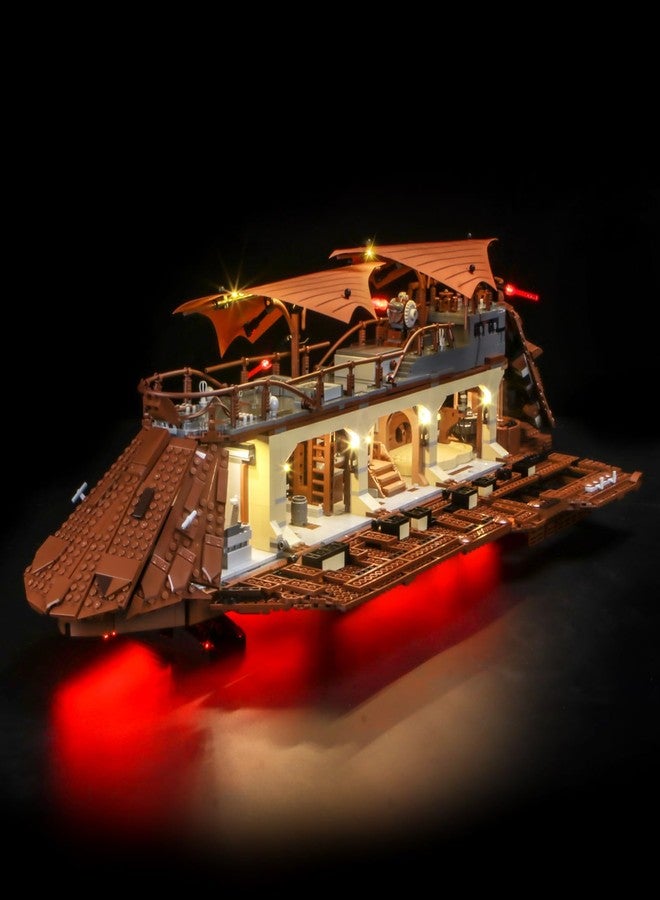 LocoLee Light Compatible with Lego Jabba's Sail Barge 75397 Lighting Set Accessories Compatible with Lego 75397, No Models Only Light (Standard Version) - Image 1