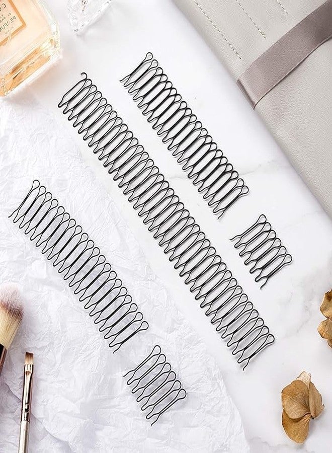 Dkriva® Hair Finishing Stick Comb, U Shape Hair Fixer Clip for Women, Mini Bangs Holder Tool for Hairstyling, Sleek Hair Setter Comb for Girls, Hair Accessories - 2 Pieces Black - Image 5