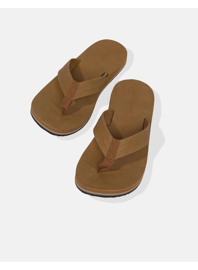 American Eagle AE Men's Classic Leather Flip Flop  - Image 1