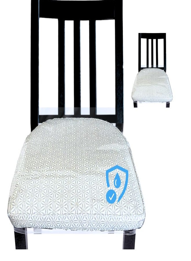 Evelots Plastic Dining Room Chair Seat Covers Protector- 2 Pack Clear Vinyl Slipcovers w/Adjustable Strap -Easy Clean No Dust,Pet Hair,Cat Claws- Fits Kitchen Chairs Upto 17" Wide - Image 1