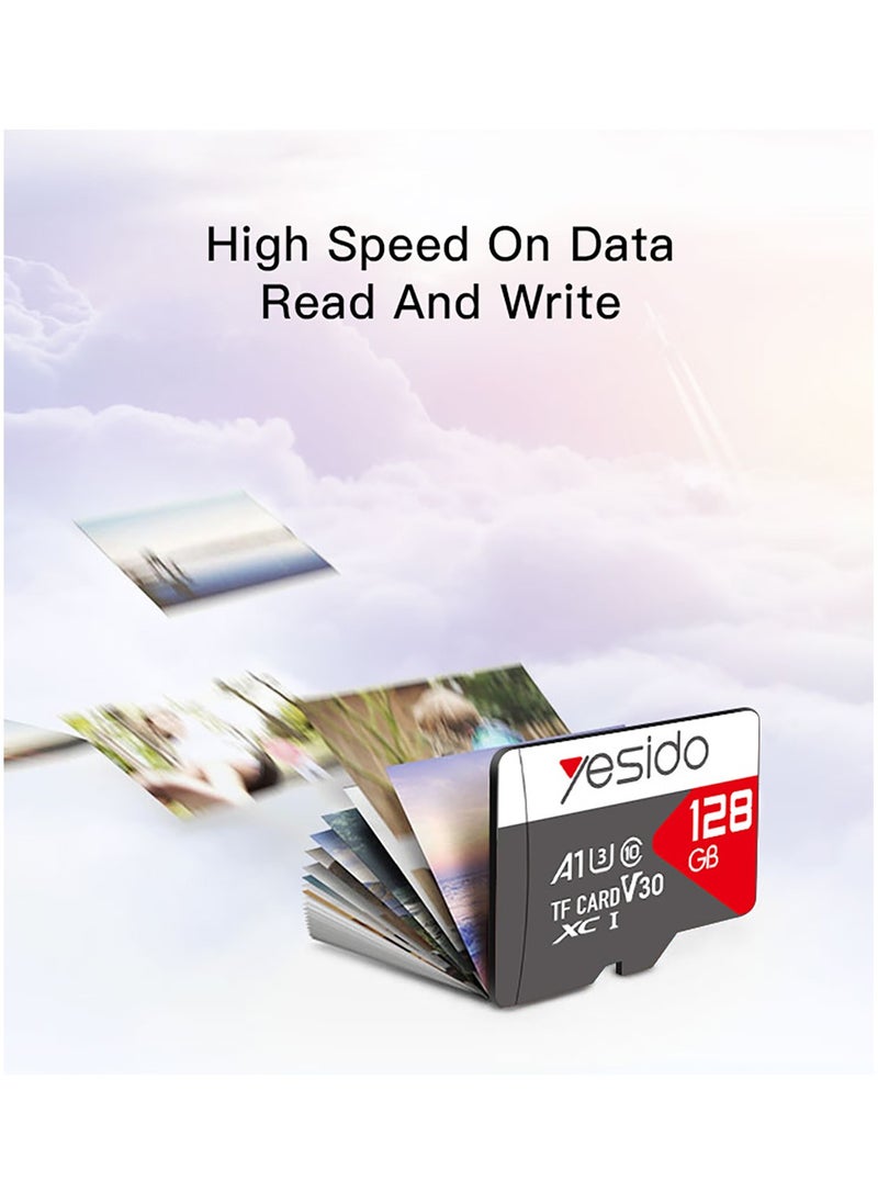 Yesido - Yesido FL14 Micro SDHC Card 32GB for Smart Phones and Tablets Memory Card - Black - Image 1