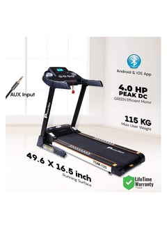 PowerMax Fitness PowerMax Fitness TDA-125 SERIES (4.0HP Peak) Motorized Foldable, Electric Treadmill【LCD Display | BMI | Spring Resistance】Running Machine for Max Pro-Workout by Walk, Run & Jog at Home  - Image 3