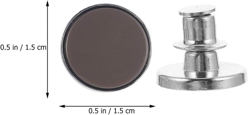 klarako 10pcs Replacement Jeans Buttons No Sew Instant Buttons to Extend or Reduce Adjustable Pants Button Tack Buttons Metal Button - Image 2