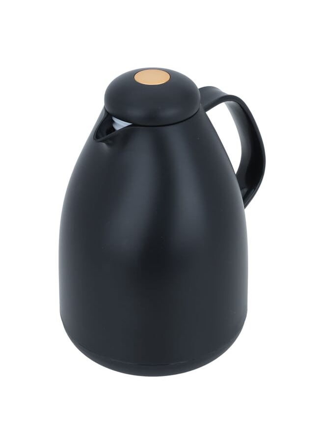 Alsaif Gallery - Penguin Pro Black Thermos 1 Liter - Image 1