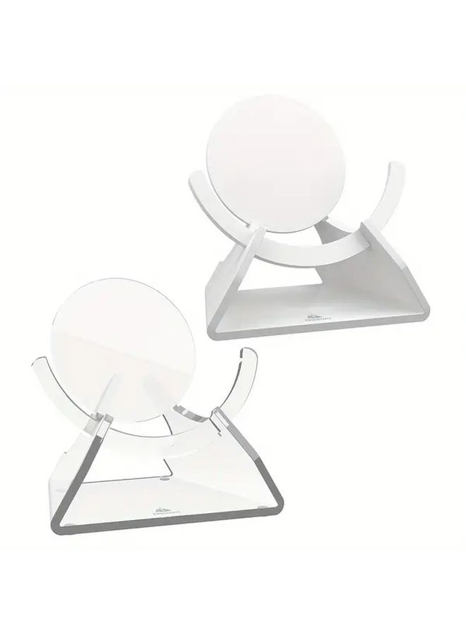 Acrylic Speaker Stand for Nest Mini Transparent Tripod Desktop Holder Home Office Decor - Image 4